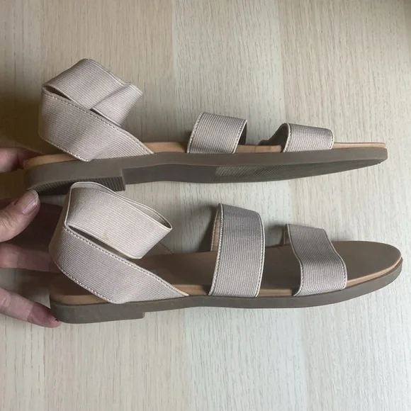 Steve Madden Effie Sandals, women’s Size 7.5 7 1/2, tan neutral strappy sandals - Picture 3 of 8